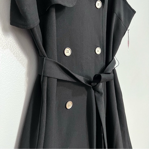NWT Neiman Marcus Trench Belted Midi Dress MSRP$142 - Picture 8 of 16